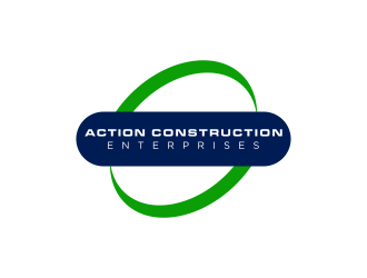 Action Construction Enterprises logo design by tukang ngopi