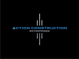 Action Construction Enterprises logo design by sabyan