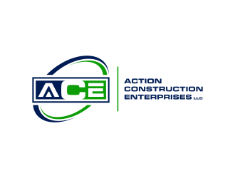 Action Construction Enterprises logo design by GassPoll