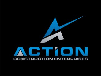 Action Construction Enterprises logo design by sabyan