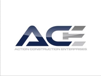 Action Construction Enterprises logo design by sabyan