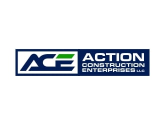 Action Construction Enterprises logo design by sarungan