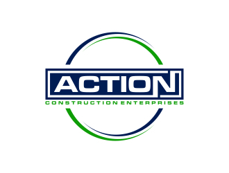 Action Construction Enterprises logo design by javaz