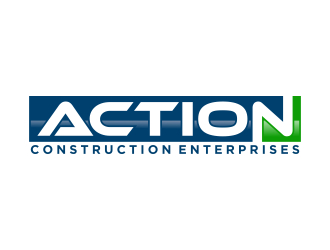 Action Construction Enterprises logo design by javaz