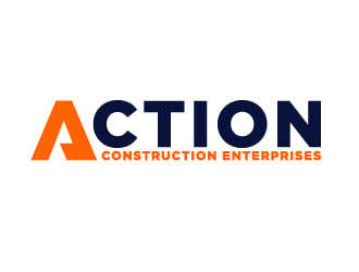 Action Construction Enterprises logo design by gateout