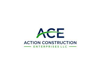 Action Construction Enterprises logo design by ArRizqu