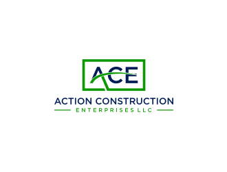 Action Construction Enterprises logo design by ArRizqu