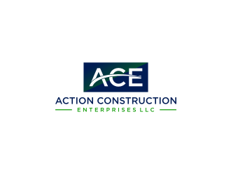 Action Construction Enterprises logo design by ArRizqu