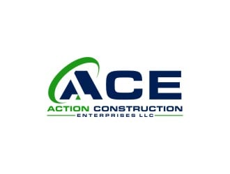 Action Construction Enterprises logo design by protein