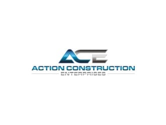 Action Construction Enterprises logo design by bombers