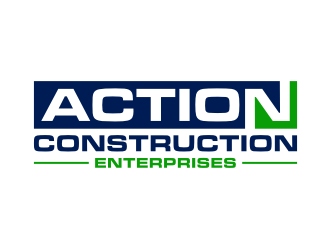 Action Construction Enterprises logo design by Franky.