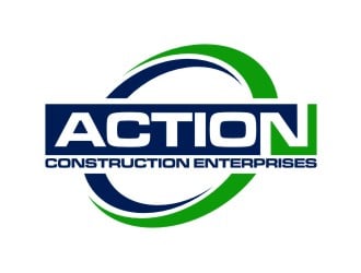 Action Construction Enterprises logo design by josephira