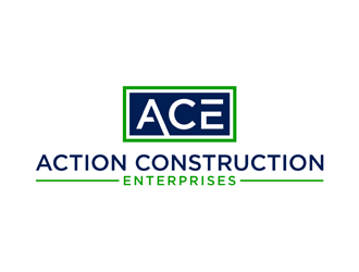 Action Construction Enterprises logo design by alby