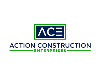 Action Construction Enterprises logo design by alby