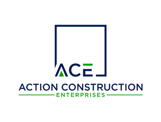 Action Construction Enterprises logo design by alby