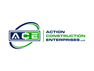 Action Construction Enterprises logo design by GassPoll