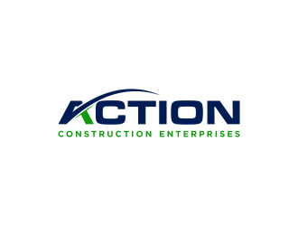 Action Construction Enterprises logo design by deddy