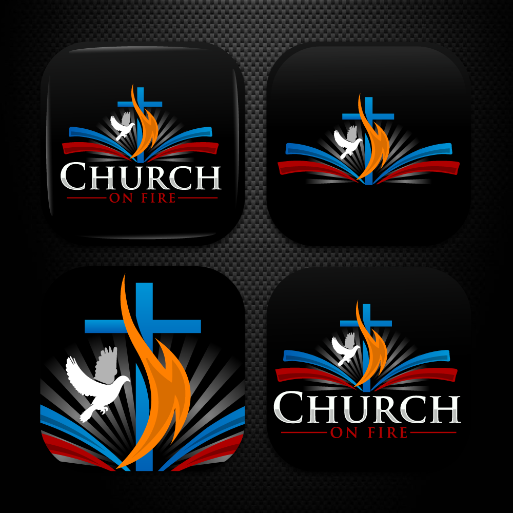 Church On Fire logo design by igor1408