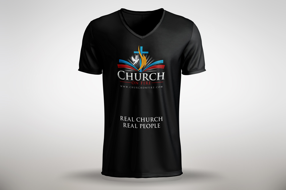 Church On Fire logo design by igor1408