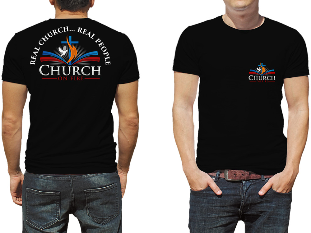 Church On Fire logo design by Gelotine