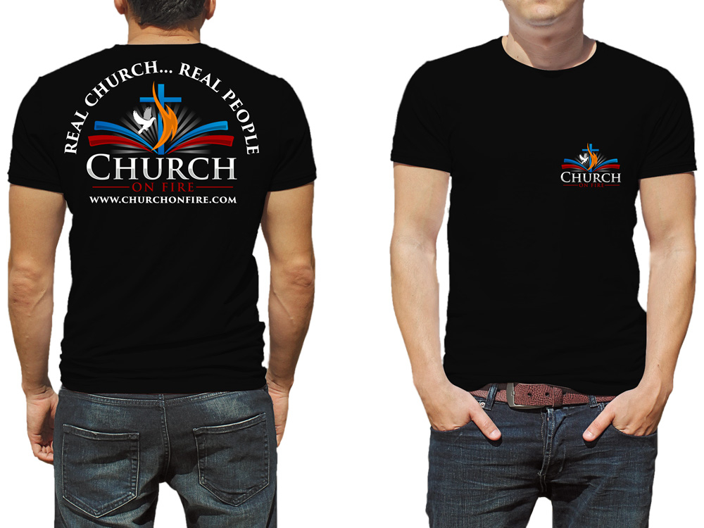 Church On Fire logo design by Gelotine