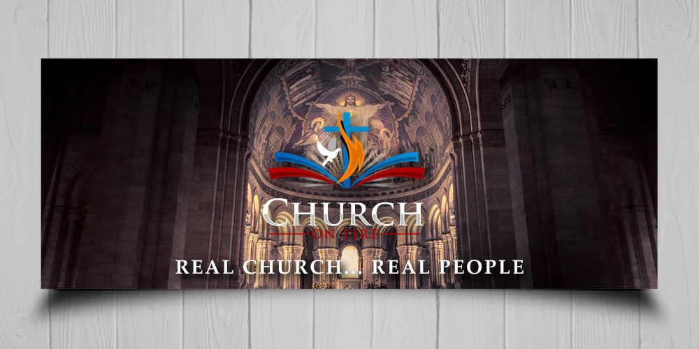 Church On Fire logo design by Niqnish