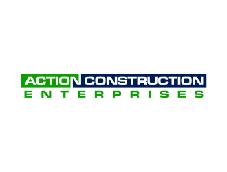 Action Construction Enterprises logo design by sodimejo