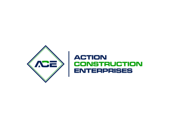 Action Construction Enterprises logo design by Lafayate