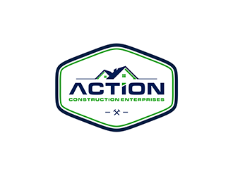 Action Construction Enterprises logo design by ndaru