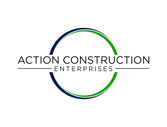 Action Construction Enterprises logo design by aflah