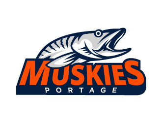 Portage Muskies logo design by cybil