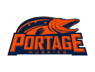 Portage Muskies logo design by beejo