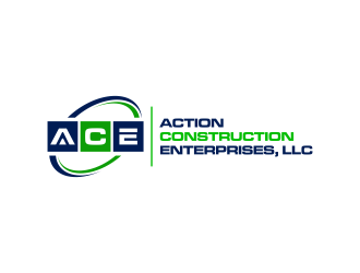 Action Construction Enterprises logo design by GassPoll