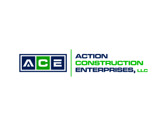 Action Construction Enterprises logo design by GassPoll