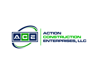 Action Construction Enterprises logo design by GassPoll