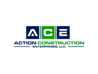 Action Construction Enterprises logo design by GassPoll