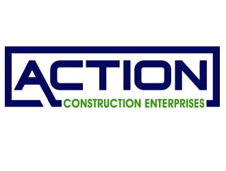 Action Construction Enterprises logo design by PMG