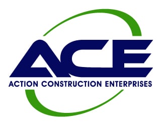 Action Construction Enterprises logo design by PMG