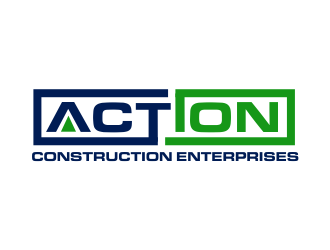 Action Construction Enterprises logo design by sikas