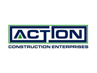 Action Construction Enterprises logo design by sikas