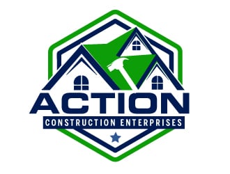 Action Construction Enterprises logo design by AamirKhan