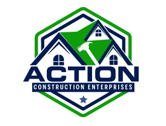 Action Construction Enterprises logo design by AamirKhan