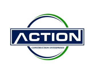 Action Construction Enterprises logo design by gilkkj