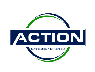 Action Construction Enterprises logo design by gilkkj