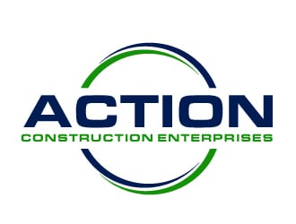 Action Construction Enterprises logo design by gilkkj