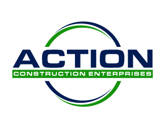 Action Construction Enterprises logo design by gilkkj