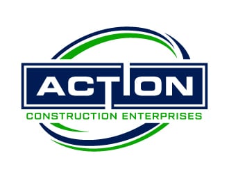 Action Construction Enterprises logo design by akilis13