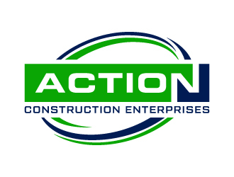 Action Construction Enterprises logo design by akilis13