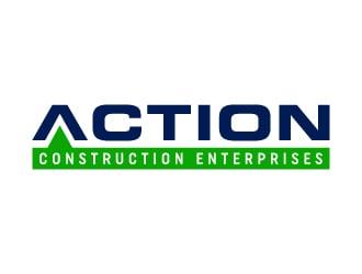 Action Construction Enterprises logo design by akilis13