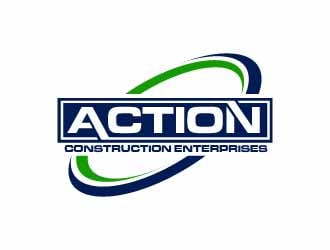 Action Construction Enterprises logo design by usef44